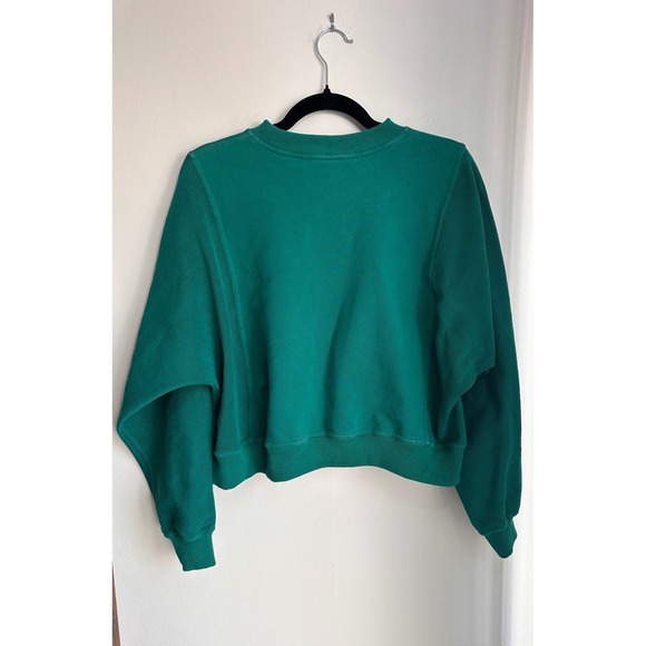 HERVE BY HERVE LEGER Dolman Green Sweatshirt Pullover Women's Size M - Picture 9 of 10